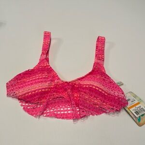 Hobie Crochet Swim Top S